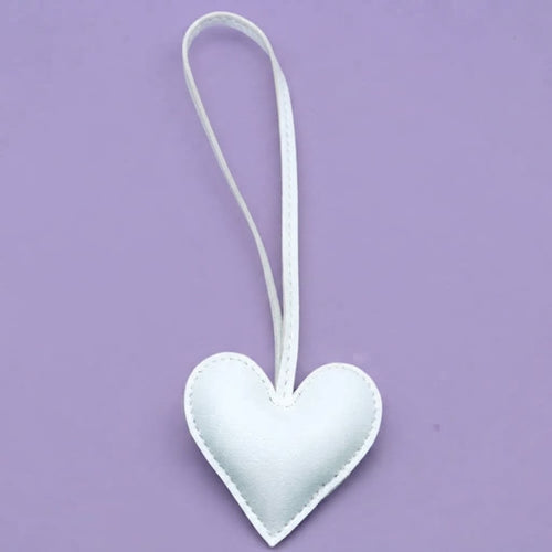 April Heart Bag Charm